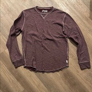 American Eagle Outfitters Burgundy Crewneck Top